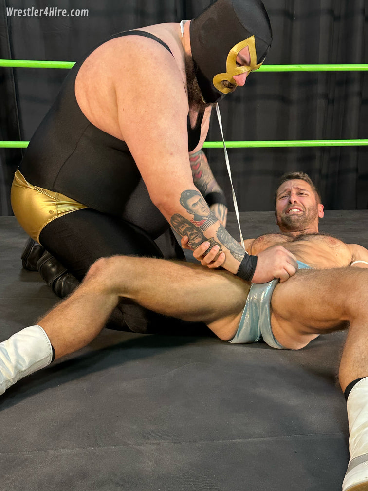 HAIRY HUNK HUMBLED & SQUASHED: Blayne vs. Golden Terror